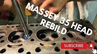 Rebuilding the head on the Massey Ferguson 35 it has a Continental said 134 motor ￼ [upl. by Kelby]