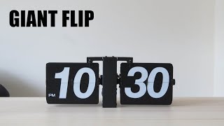 Flip Clock No Case Scandinavian Minimal Wall Clock for Living Room [upl. by Gilbertson695]