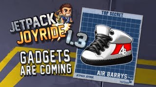 Jetpack Joyride 13  Gadgets Update quotAir Barrysquot [upl. by Pattani]