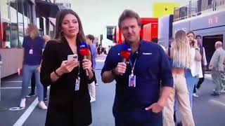 Figuraccia di Davide Valsecchi e Matteo Bobbi a Sky Sport F1 durante il Gran Premio della Spagna [upl. by Latrell]