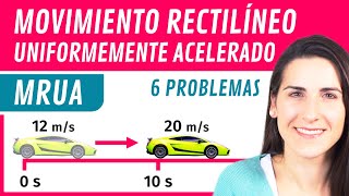 MRUA Movimiento Rectilíneo Uniformemente Acelerado 🚀 Explicación Fórmulas y Ejercicios [upl. by Rockwell]