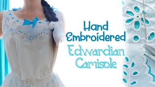 Hand Embroidered Edwardian Eyelet Lace Camisole [upl. by Anas219]