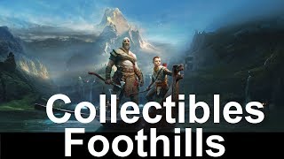 God of War Foothills Collectibles Walkthrough [upl. by Monson]