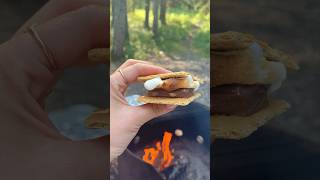 캠핑에서 숨 쉬듯 먹어줘야 하는 것🏕️ 스모어쿠키 smores 캠핑음식 [upl. by Hersh]