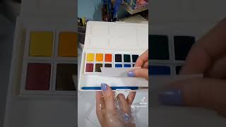 ANALISANDO AQUARELA DE PASTILHA ARTOOLS estudante  anablueartwork [upl. by Moir279]