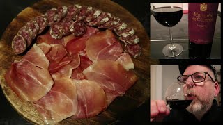 Rioja Reserva with Fuet and Jamón Serrano Marqués de Cáceres Rioja  Wine Plus Food  Jan Tom Yam [upl. by Roose]