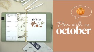 Personal Planner October Plan with Me [upl. by Nyraf]