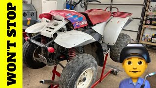 I Just Did THE MOST DISGUSTING ATV Brake Job [upl. by Cindy]