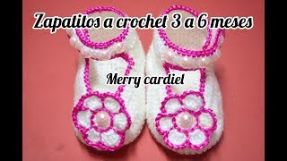 Como Tejer Zapatitos Escarpines De Bebe A Crochet Paso A Paso [upl. by Nirrol684]