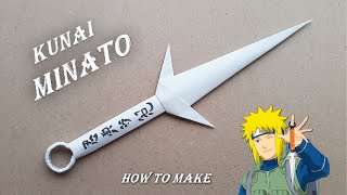 KAĞITTAN MİNATO KUNAİ YAPIMI   How To Make a Paper Kunai [upl. by Nimajeb733]