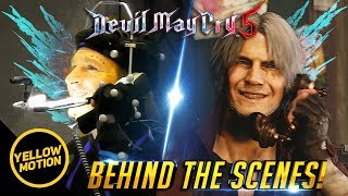 DEVIL MAY CRY 5  Reuben Langdon Dante Mocap Comparison  Live Action Performance Behind the Scenes [upl. by Cherry250]