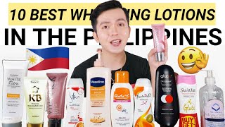 10 Best Whitening Lotions in the Philippines na Affordable TAGALOG [upl. by Dodge]