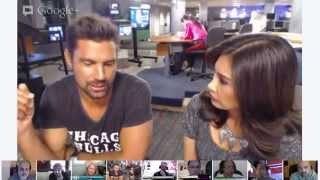 FOX 11 Los Angeles Google Hangout Manu Bennett Talks Spartacus War of the Damned [upl. by Nahgeam]