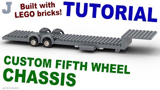 Tutorial  LEGO Fifth Wheel Chassis 1  12 [upl. by Knutson827]