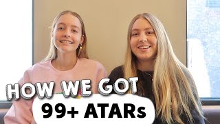 THE ULTIMATE ATAR STUDY ADVICE VIDEO  how we got 99 ATARs tips tricks amp advice for every subject [upl. by Bonnie]