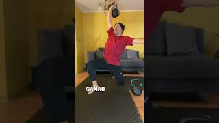 3 ejercicios con kettlebell para ganar movilidad estabilidad y fuerza entrenamientoencasa [upl. by Serilda]