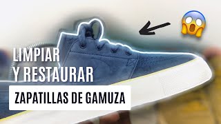 Como LIMPIAR zapatillas de GAMUZA 💦 y QUEDEN COMO NUEVOS 😱 [upl. by Limhaj475]