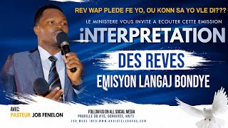 émission langage Bondye interprétation des rêve telephone 33308961 9176830044 [upl. by Eirrem]