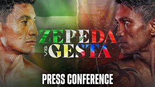 WILLIAM ZEPEDA VS MERCITO GESTA PRESS CONFERENCE LIVESTREAM [upl. by Rudelson]