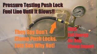 Not all Push Lock Hose’s are equal Push Lock AirDog FASS Evil Energy and Cheap Import Hose [upl. by Ettevahs658]