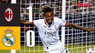 Chukwueze stars in our second US Tour win  AC Milan 10 Real Madrid  Highlights [upl. by Nhabois]