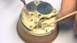 Watchmaking Restoration of movement M Großmann 3955 [upl. by Dola]