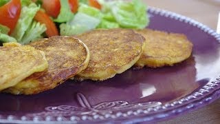 Mini galettes aux carottes  Savoury carrot pancakes [upl. by Og205]