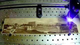 EmBlaser Panoramic Photo Engraving PicEngrave Pro 5 [upl. by Tala639]