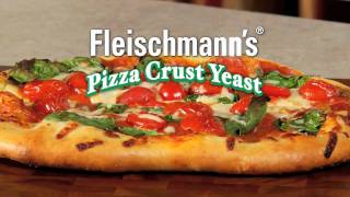 Pizza Favorites Fleischmanns Basic Pizza Crust Recipe [upl. by Asenav]