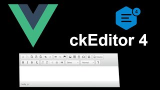 ckeditor4 with vue3 using composition api [upl. by Acus484]