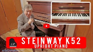 Steinway Upright Piano for Sale  Elegant Simplicity at Living Pianos [upl. by Attenrad]