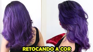 CABELO ROXO COM VIOLETA GENCIANA [upl. by Jannelle]