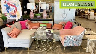 HOME SENSE FURNITURE SOFAS COUCHES ARMCHAIRS TABLES DECOR SHOP WITH ME SHOPPING STORE WALK THROUGH [upl. by Woodcock]