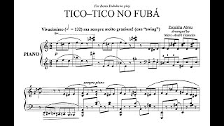 Zequinha de Abreu  Ticotico no fubá arr MarcAndré Hamelin Fabio Martino piano [upl. by Ayit437]