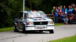 Onboard im Opel Ascona quotWalter Röhrlquot zur Rallye Grünhain 2012 [upl. by Heck148]