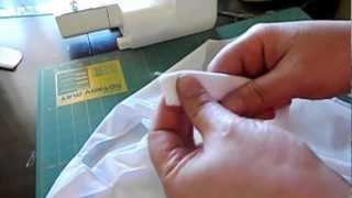 DIY Halter Top from Old Pillow Case Threadbanger Howto [upl. by Blondell]