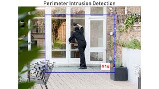 Intrusion Detection Video Analytic on NVR8580 with 4K Security Cameras NHD885MSB or NHD886MSD [upl. by Ajax]