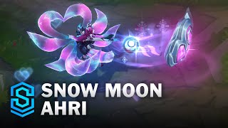 Snow Moon Ahri Skin Spotlight  PreRelease  PBE Preview  League of Legends [upl. by Sherilyn]