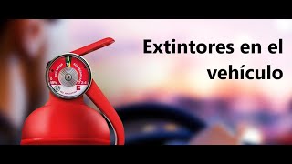 Extintor en el vehículo [upl. by Nilde470]