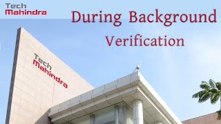 What Is Next Process During Background Verification In Tech Mahindra  Tech Mahindra  Onboarding [upl. by Suirada5]