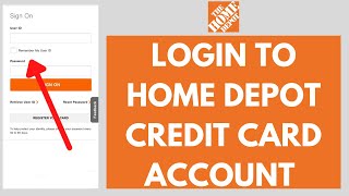 How to Login to Home Depot Credit Card Account  Home Depot Credit Card Sign In 2021 [upl. by Relly]