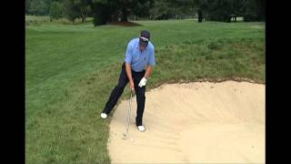 Tom Watson The Downhill Bunker Shot [upl. by Thun]