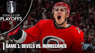 New Jersey Devils vs Carolina Hurricanes Second Round Gm 1  Full Game Highlights [upl. by Alliw846]