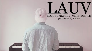 Lauv  Love Somebody  Mine  Dishes piano cover  sheets [upl. by Broderick]