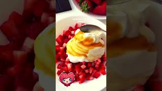 VIRAL Strawberry Bites Recipe🍓 How to make Healthy Strawberry Bites🥰 Strawberry Clusters shorts [upl. by Ree561]