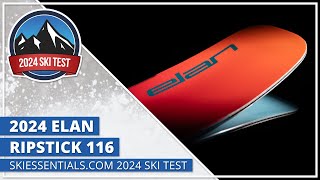 2024 Elan Ripstick 116  SkiEssentialscom Ski Test [upl. by Kcirad]