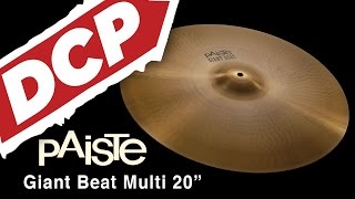 Paiste Giant Beat Multi Cymbal 20quot [upl. by Just448]