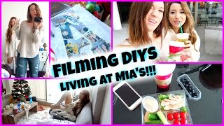 FILMING DIYs  LIVING AT MIAS Vlogmas Day 14 [upl. by Liek]