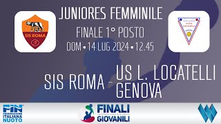 FINALE JUNIORES FEMMINILE 2024 [upl. by Ramaj287]