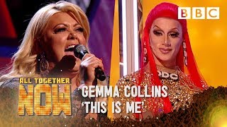 Drag queen Divina throws shade at Gemma Collins This Is Me ⛱️🍕👂😧  All Together Now [upl. by Caves772]